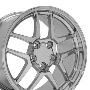 OE Wheels Replica CV04 Chrome 18x10.5 +56 5x120.65mm 70.3mm