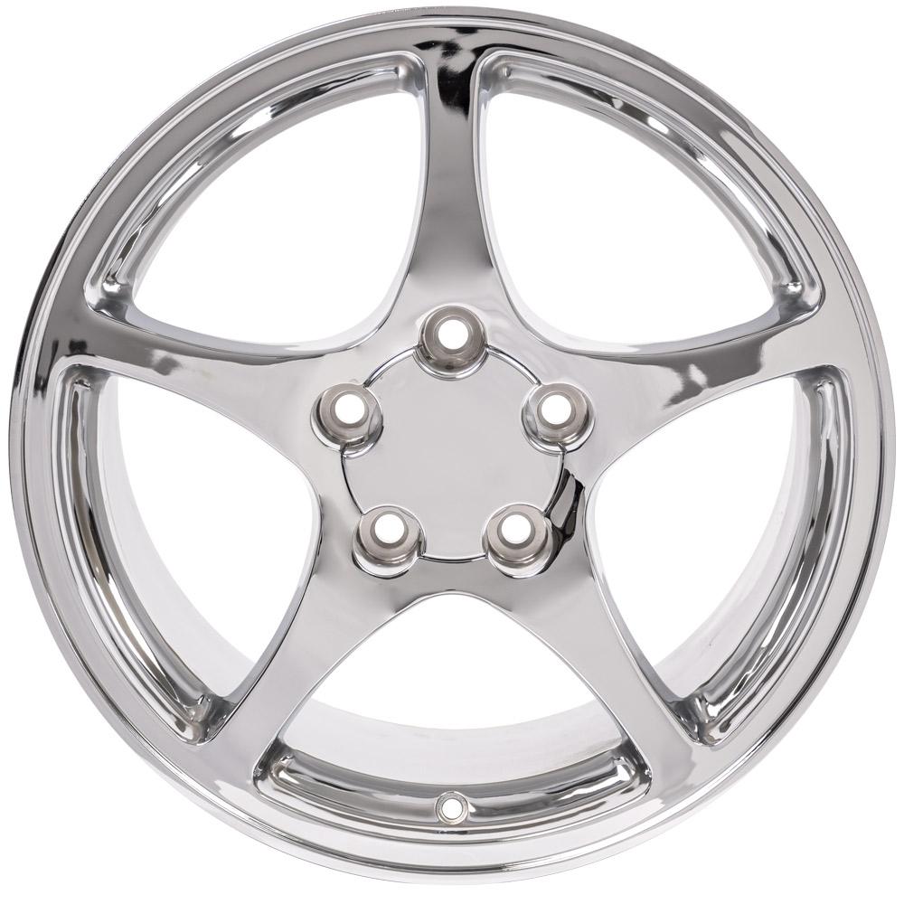 OE Wheels Replica CV05 Chrome 17x8.5 +58 5x120.65mm 70.3mm