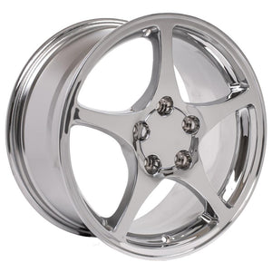 OE Wheels Replica CV05 Chrome 17x8.5 +58 5x120.65mm 70.3mm