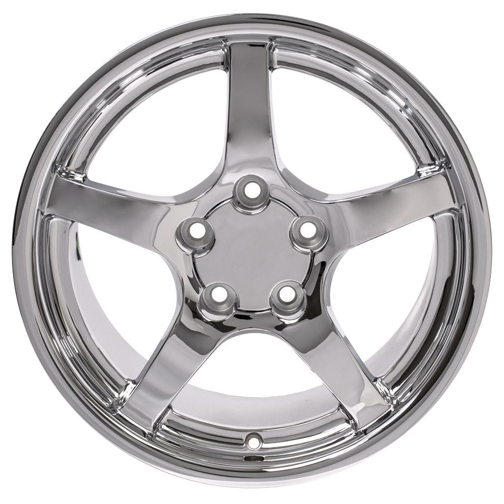 OE Wheels Replica CV05 Chrome 17x9.5 +54 5x120.65mm 70.3mm