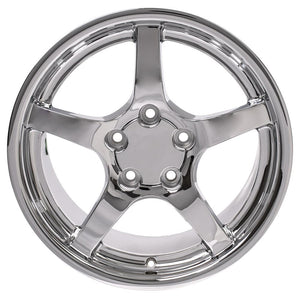 OE Wheels Replica CV05 Chrome 18x9.5 +54 5x120.65mm 70.3mm