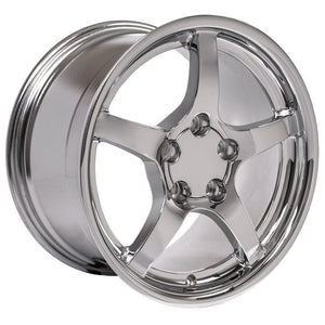 OE Wheels Replica CV05 Chrome 17x9.5 +54 5x120.65mm 70.3mm