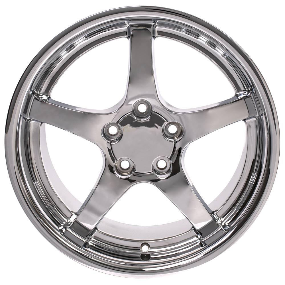 OE Wheels Replica CV05 Chrome 18x10.5 +56 5x120.65mm 70.3mm