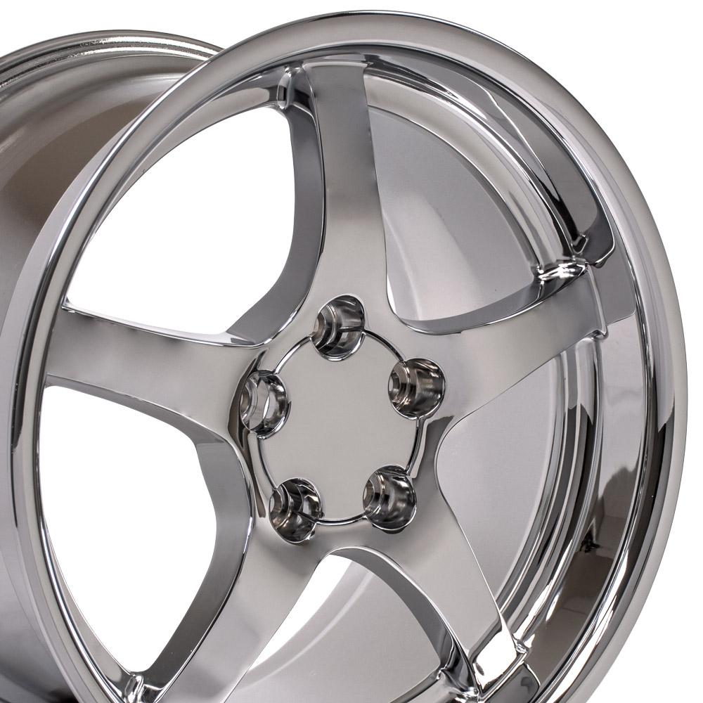 OE Wheels Replica CV05 Chrome 18x10.5 +56 5x120.65mm 70.3mm