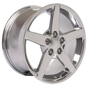 OE Wheels Replica CV06 Chrome 18x9.5 +58 5x120.65mm 70.3mm