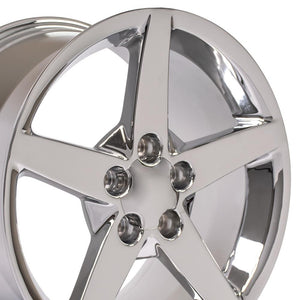 OE Wheels Replica CV06 Chrome 19x10.0 +68 5x120.65mm 70.3mm