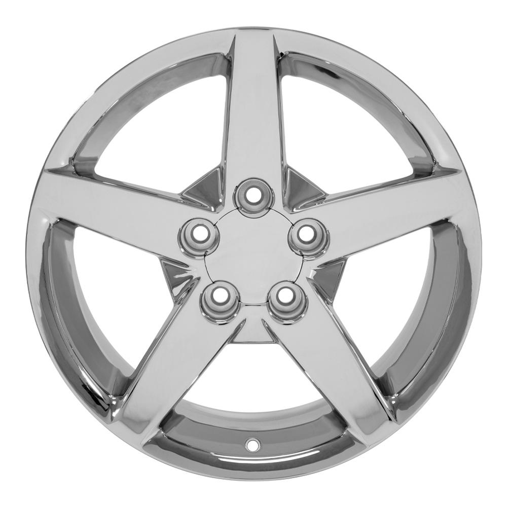 OE Wheels Replica CV06 Chrome 17x9.5 +54 5x120.65mm 70.3mm - Wheelwiz