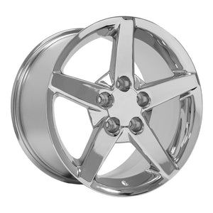 OE Wheels Replica CV06 Chrome 17x9.5 +54 5x120.65mm 70.3mm