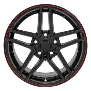 OE Wheels Replica CV07A Gloss Black 17x9.5 +54 5x120.65mm 70.3mm