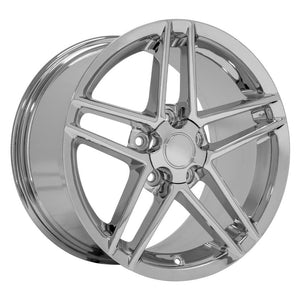 OE Wheels Replica CV07A Chrome 17x9.5 +54 5x120.65mm 70.3mm