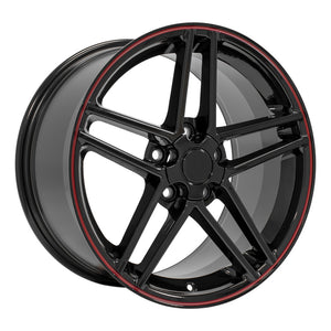 OE Wheels Replica CV07A Gloss Black 18x9.5 +56 5x120.65mm 70.3mm