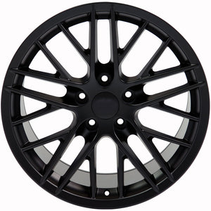 OE Wheels Replica CV08A Satin Black 17x9.5 +54 5x120.65mm 70.3mm