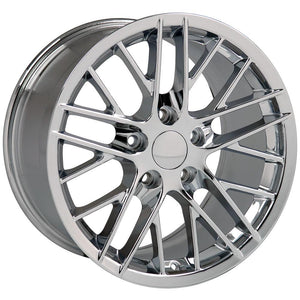 OE Wheels Replica CV08A Chrome 18x10.5 +56 5x120.65mm 70.3mm