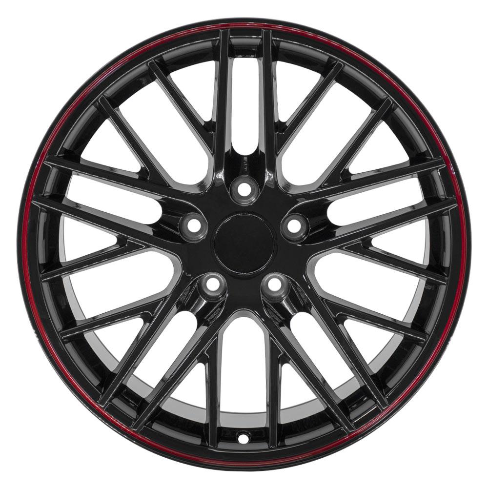 OE Wheels Replica CV08A Gloss Black 18x10.5 +56 5x120.65mm 70.3mm