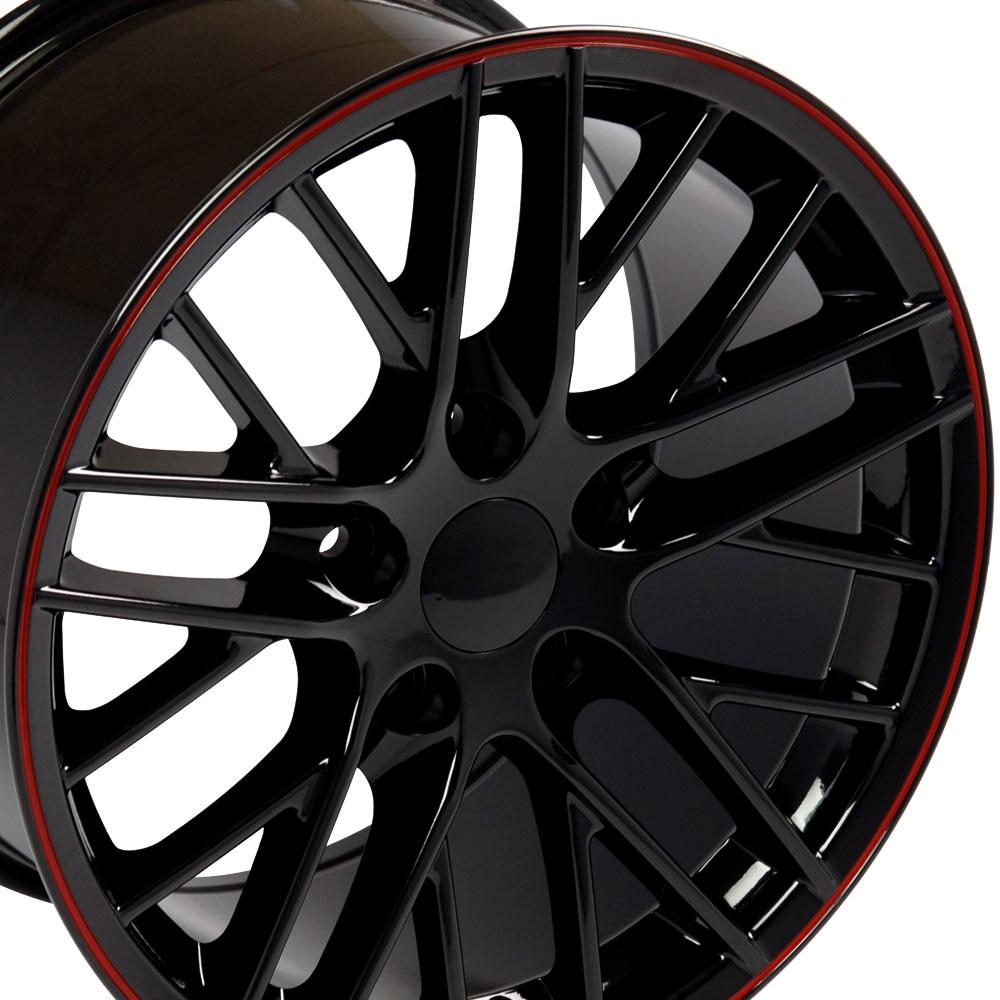 OE Wheels Replica CV08A Gloss Black 18x10.5 +56 5x120.65mm 70.3mm