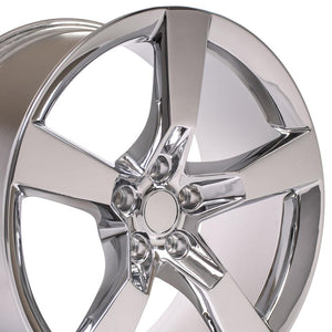 OE Wheels Replica CV11 Chrome 20x9.0 +35 5x120mm 67.1mm