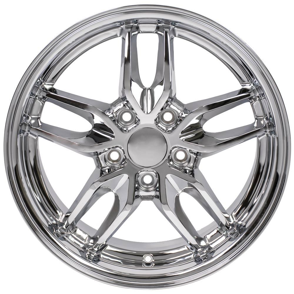 OE Wheels Replica CV18A Chrome 17x9.5 +54 5x120.65mm 70.3mm