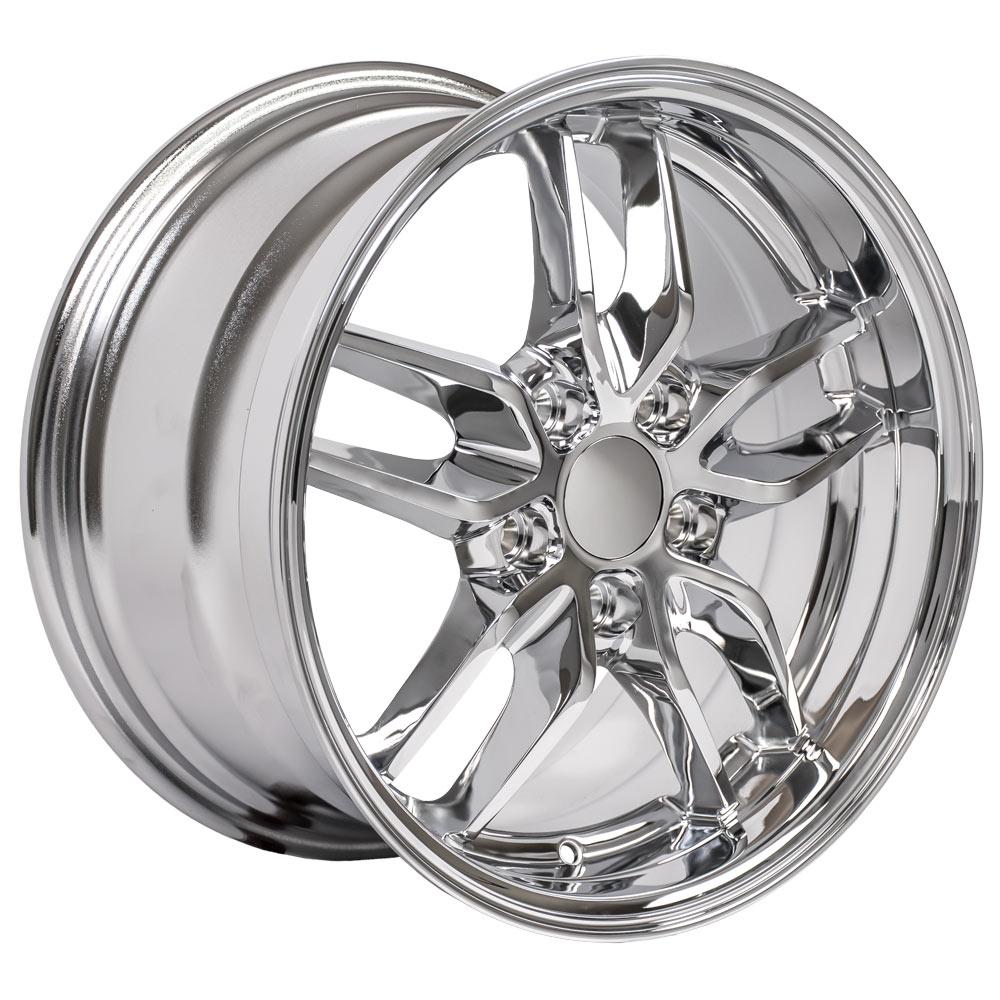 OE Wheels Replica CV18A Chrome 17x9.5 +54 5x120.65mm 70.3mm - Wheelwiz