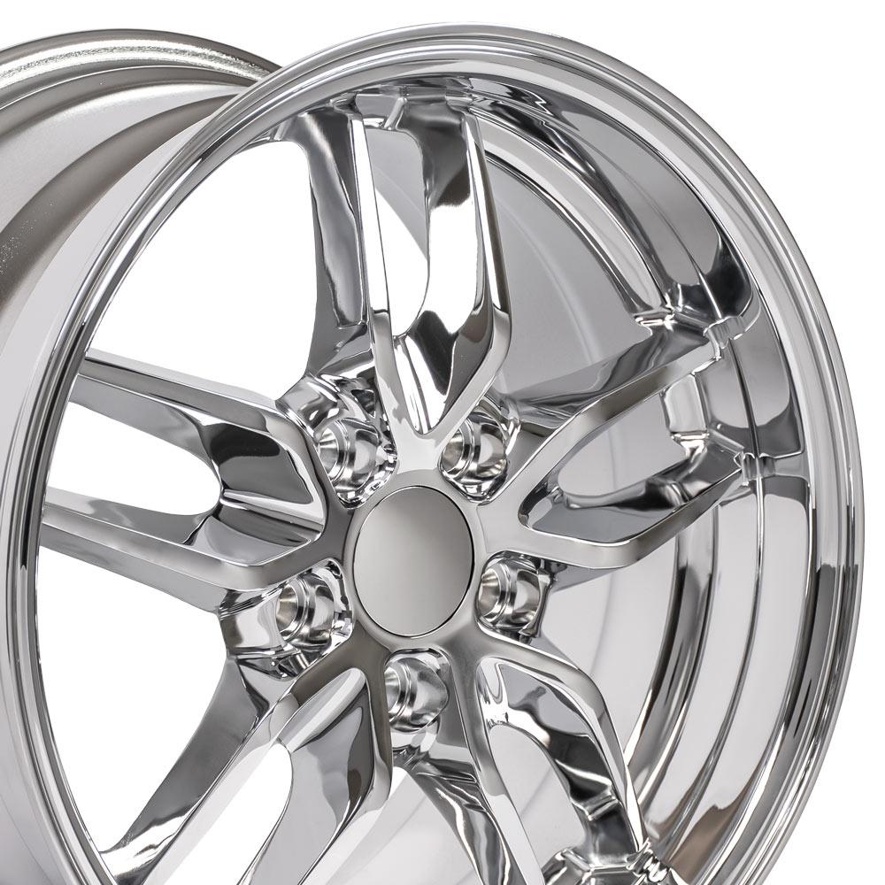 OE Wheels Replica CV18A Chrome 17x9.5 +54 5x120.65mm 70.3mm - Wheelwiz