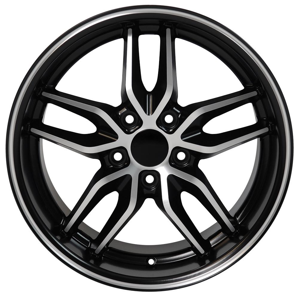 OE Wheels Replica CV18A Satin Black Machined 17x9.5 +54 5x120.65mm 70.3mm - Wheelwiz