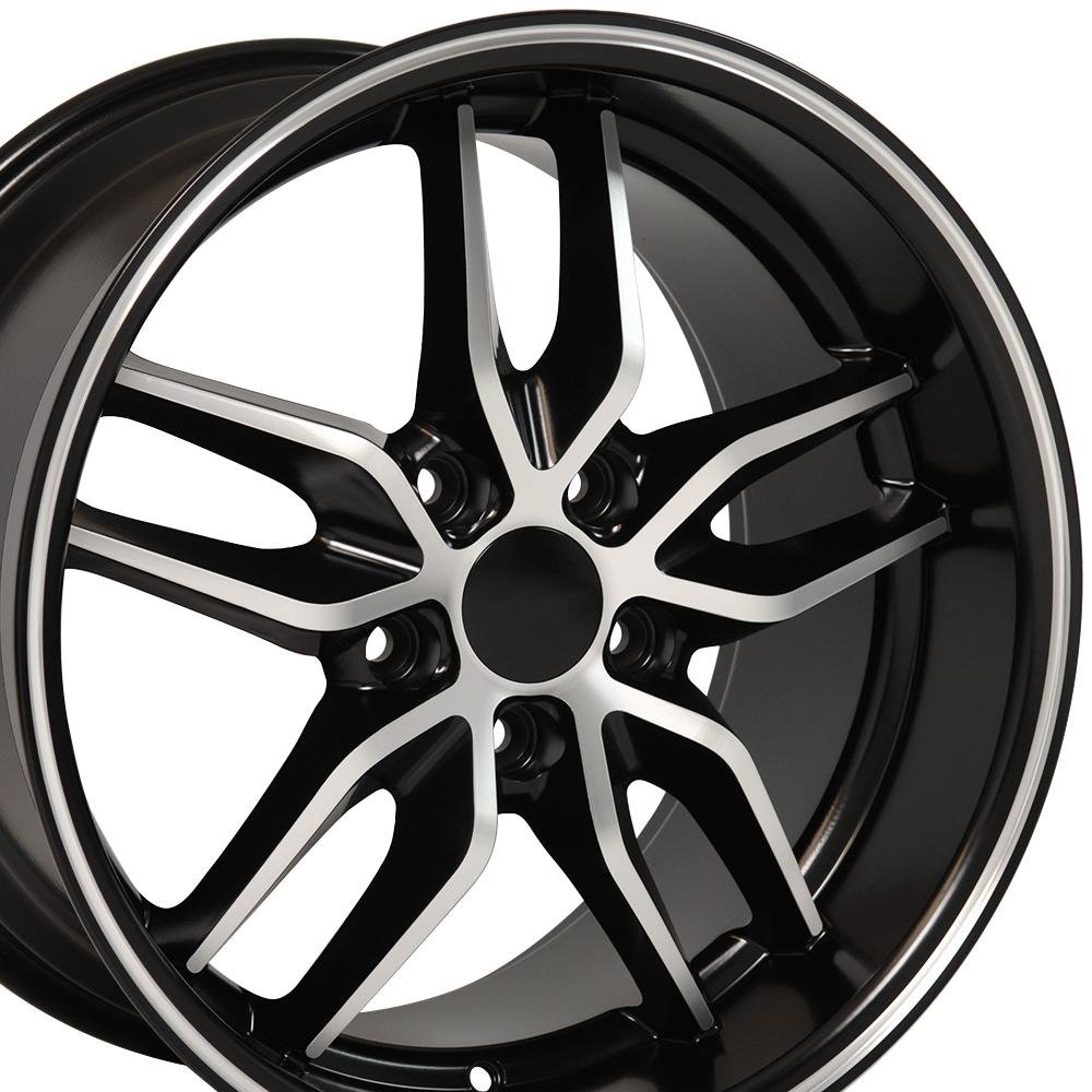 OE Wheels Replica CV18A Satin Black Machined 17x9.5 +54 5x120.65mm 70.3mm - Wheelwiz