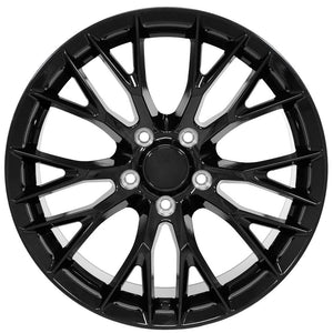OE Wheels CV22 Gloss Black 18x10.5 +56 5x120.65|N/Amm 70.3mm - Wheelwiz