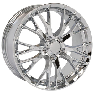 OE Wheels Replica CV22 Chrome 20x10.0 +79 5x120.65mm 70.3mm