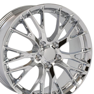 OE Wheels Replica CV22 Chrome 20x10.0 +79 5x120.65mm 70.3mm