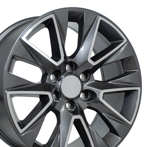 OE Wheels CV26 Gloss Gunmetal Machined 20x9 +28 6x139.7|N/Amm 78.1mm - Wheelwiz