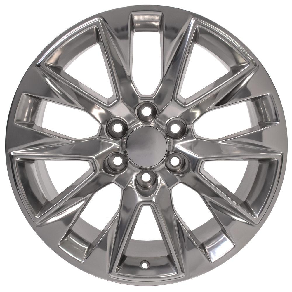 OE Wheels Replica CV26 Polished 20x9.0 +28 6x139.7mm 78.1mm