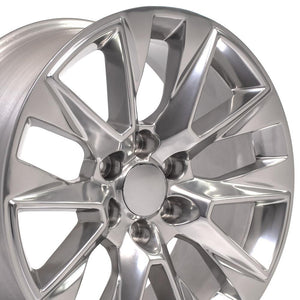 OE Wheels Replica CV26 Polished 20x9.0 +28 6x139.7mm 78.1mm