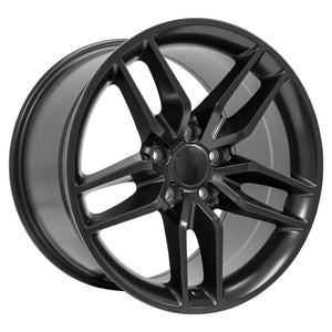 OE Wheels Replica CV27A Satin Black 18x10.5 +56 5x120.65mm 70.3mm