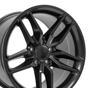 OE Wheels Replica CV27A Satin Black 18x10.5 +56 5x120.65mm 70.3mm