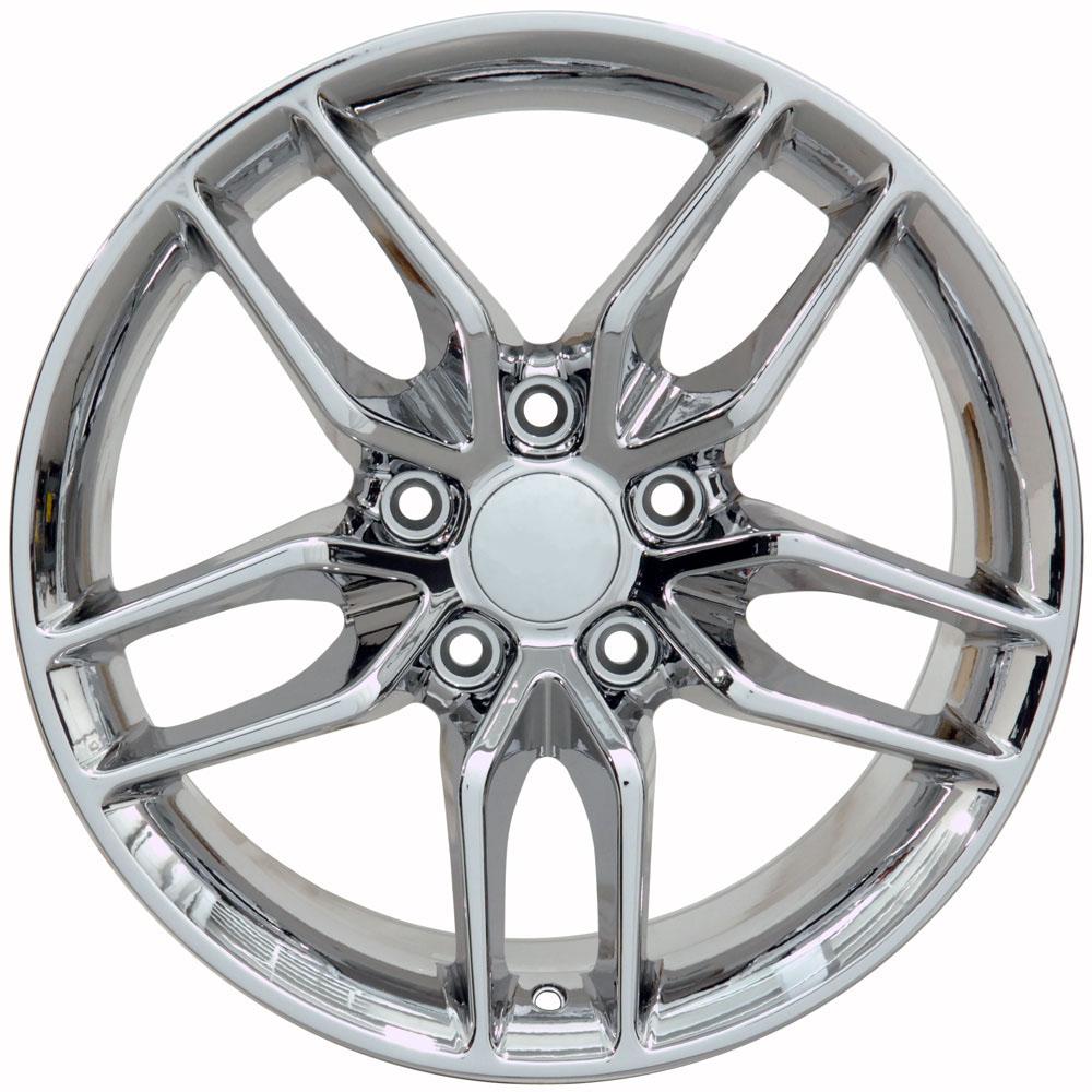 OE Wheels Replica CV27A Chrome 17x9.5 +54 5x120.65mm 70.3mm - Wheelwiz