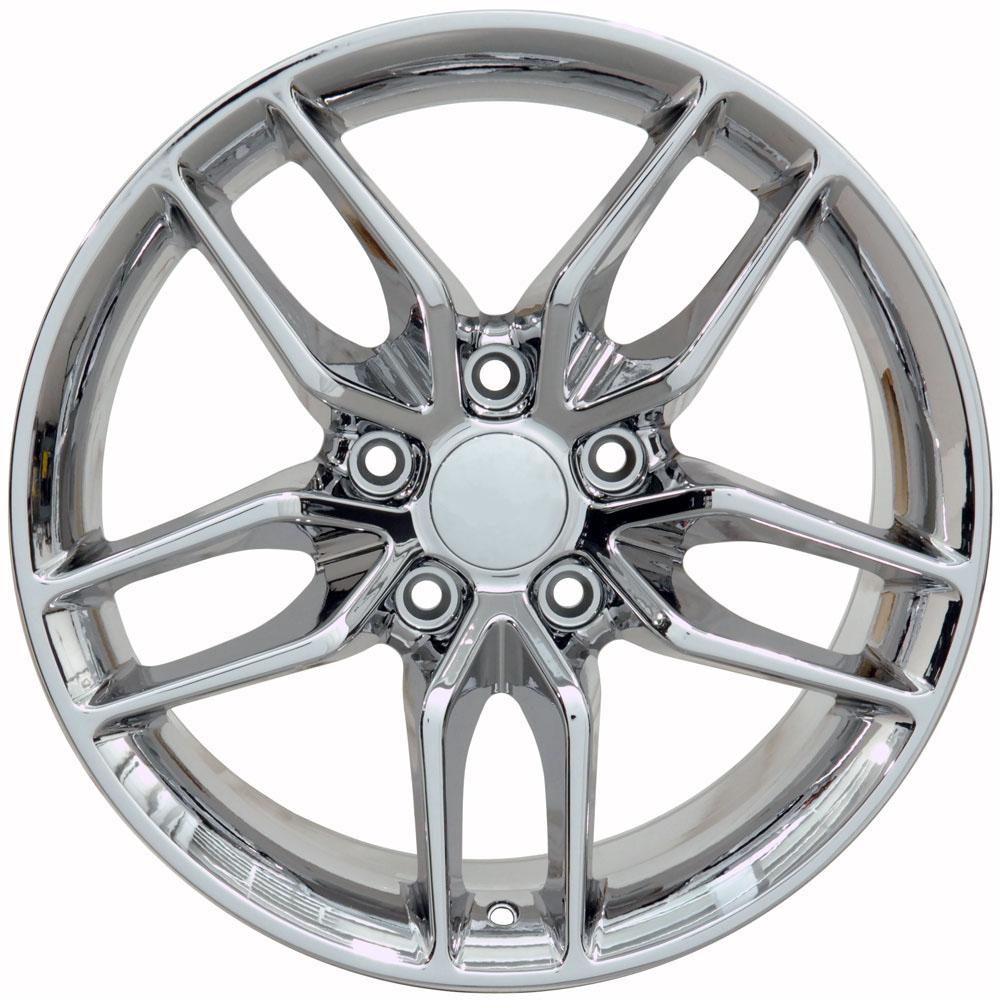 OE Wheels Replica CV27A Chrome 17x9.5 +54 5x120.65mm 70.3mm