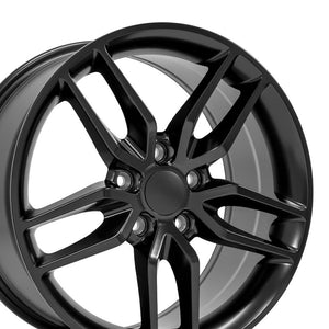 OE Wheels Replica CV27B Satin Black 18x8.5 +56 5x120.65mm 70.3mm