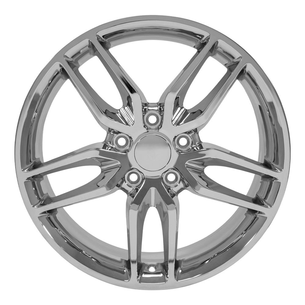 OE Wheels Replica CV27B Chrome 18x8.5 +56 5x120.65mm 70.3mm - Wheelwiz