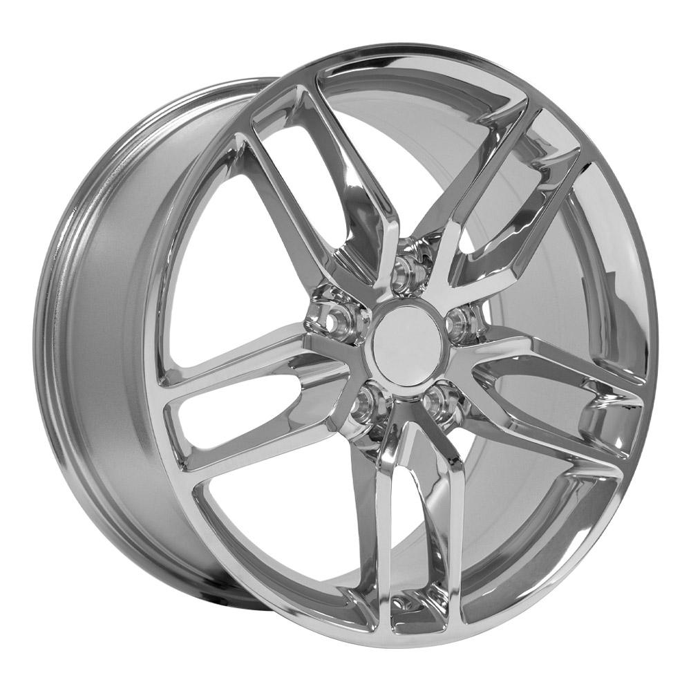 OE Wheels Replica CV27B Chrome 18x8.5 +56 5x120.65mm 70.3mm - Wheelwiz