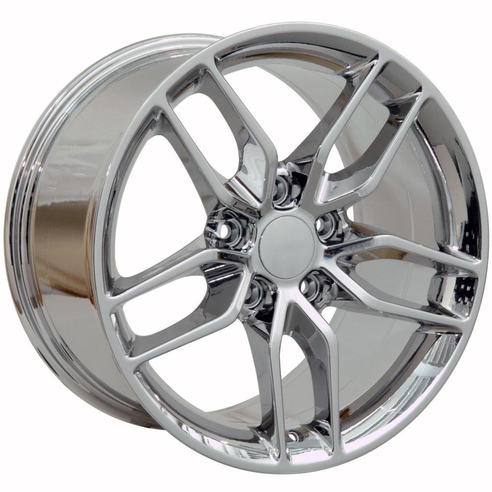 OE Wheels Replica CV27B Chrome 19x10.0 +79 5x120.65mm 70.3mm - Wheelwiz