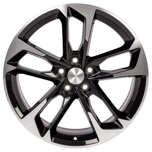 OE Wheels Replica CV29 Black Machined 20x9.5 +39 5x120mm 67.1mm