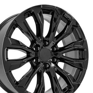 OE Wheels Replica CV30 Gloss Black 22x9.0 +28 6x139.7mm 78.1mm