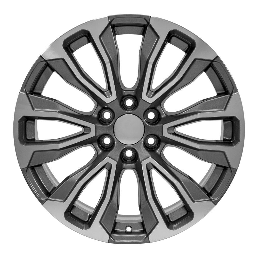 OE Wheels Replica CV30 Gunmetal Machined 22x9.0 +28 6x139.7mm 78.1mm - Wheelwiz