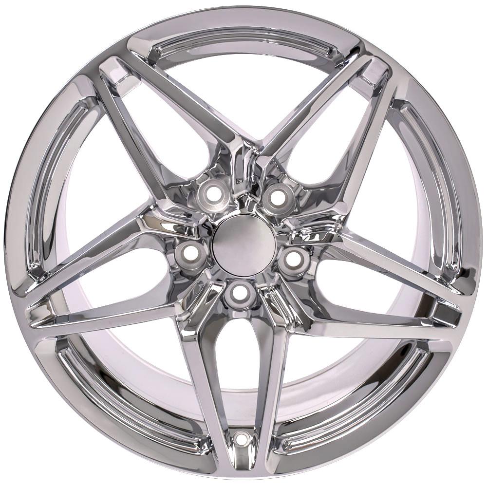 OE Wheels Replica CV31 Chrome 18x10.5 +56 5x120.65mm 70.3mm