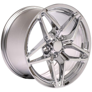 OE Wheels Replica CV31 Chrome 18x10.5 +56 5x120.65mm 70.3mm