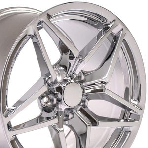 OE Wheels Replica CV31 Chrome 18x10.5 +56 5x120.65mm 70.3mm