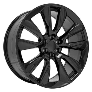 OE Wheels Replica CV32 Black 24x10.0 +28 6x139.7mm 78.1mm