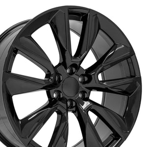 OE Wheels Replica CV32 Black 24x10.0 +28 6x139.7mm 78.1mm