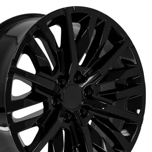OE Wheels CV33 Gloss Black 22x9 +28 6x139.7|N/Amm 78.1mm - Wheelwiz
