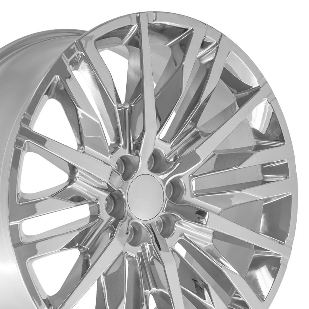 OE Wheels CV33 Chrome 24x10 +28 6x139.7|N/Amm 78.1mm - Wheelwiz