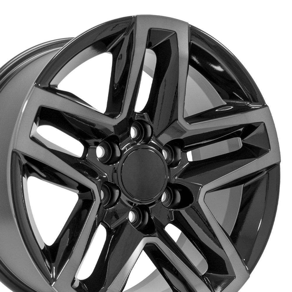 OE Wheels Replica CV34B Black Machined with Tinted Clear 18x8.5 +26 6x139.7mm 78.1mm - Wheelwiz